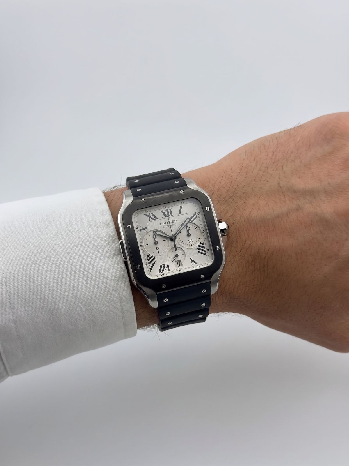 Cartier Santos Chronograph - Wrist Shot